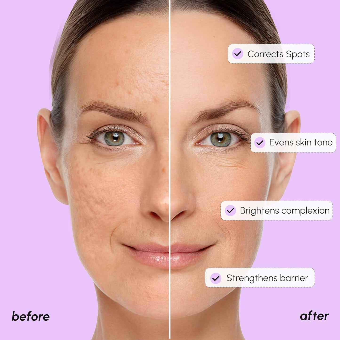 Glowing Skin Face Serum 30ml Evens Skin Tone