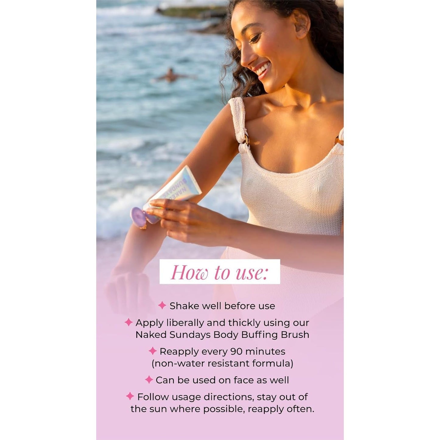Natural Glow Body Sunscreen SPF50 - 100ml