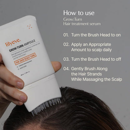 Natural Hair Regrowth Serum with Applicator Brush