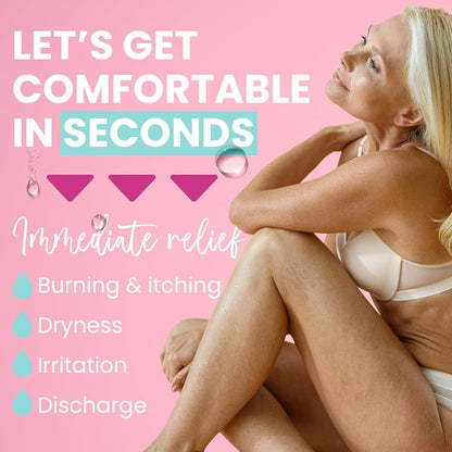 Natural Vaginal Moisturizer with 10 Pre-Filled Applicators