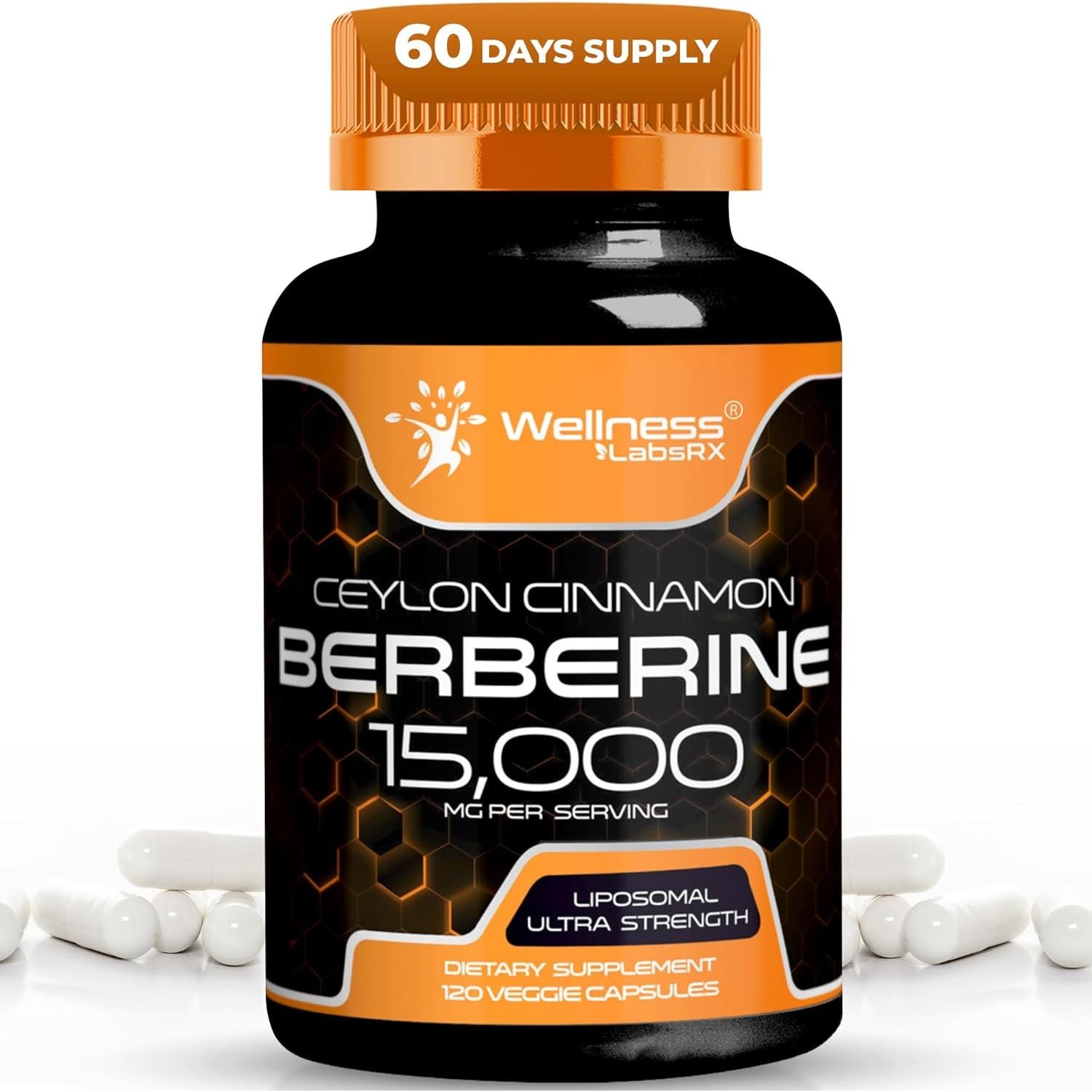 Strong Metabolic Support Berberine 1500mg Supplement - Mycosmeticslondon