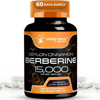 Strong Metabolic Support Berberine 1500mg Supplement - Mycosmeticslondon