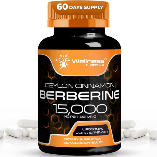 Strong Metabolic Support Berberine 1500mg Supplement - Mycosmeticslondon