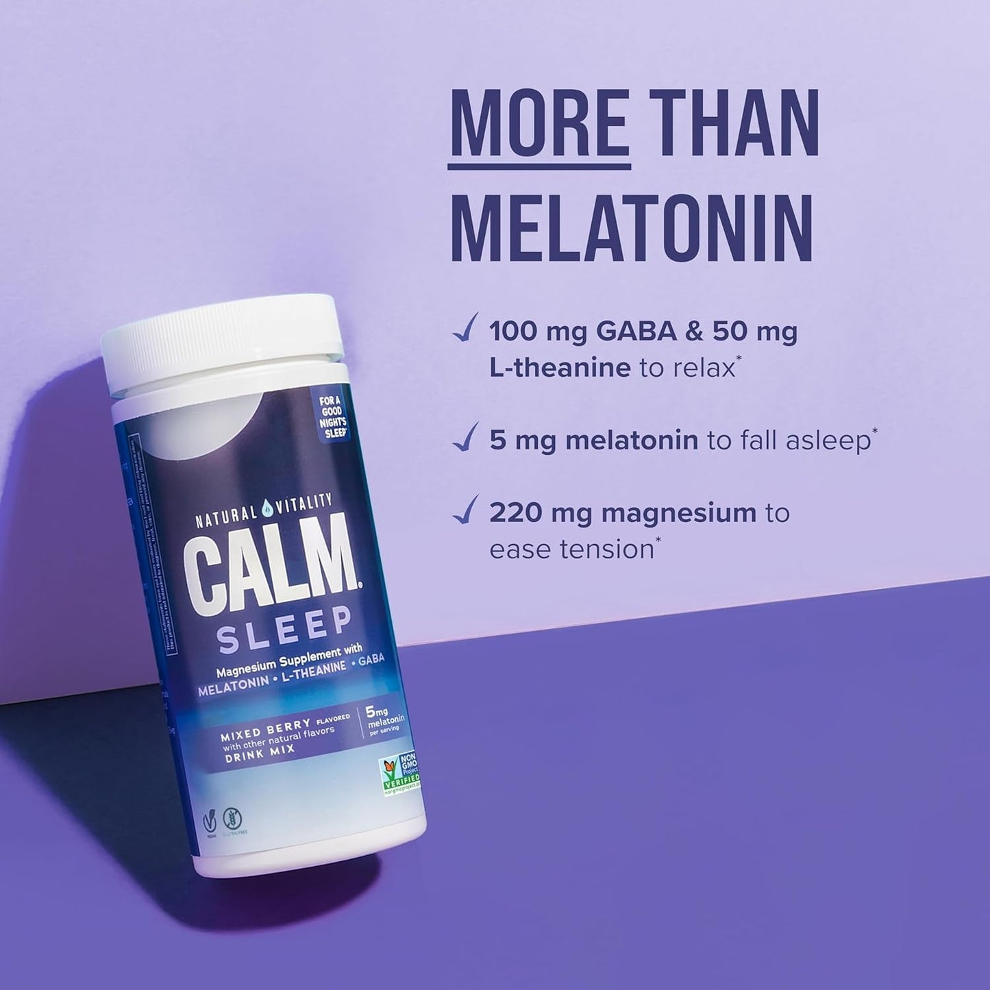 Calm Sleep Supplement Mixed Berry Flavor