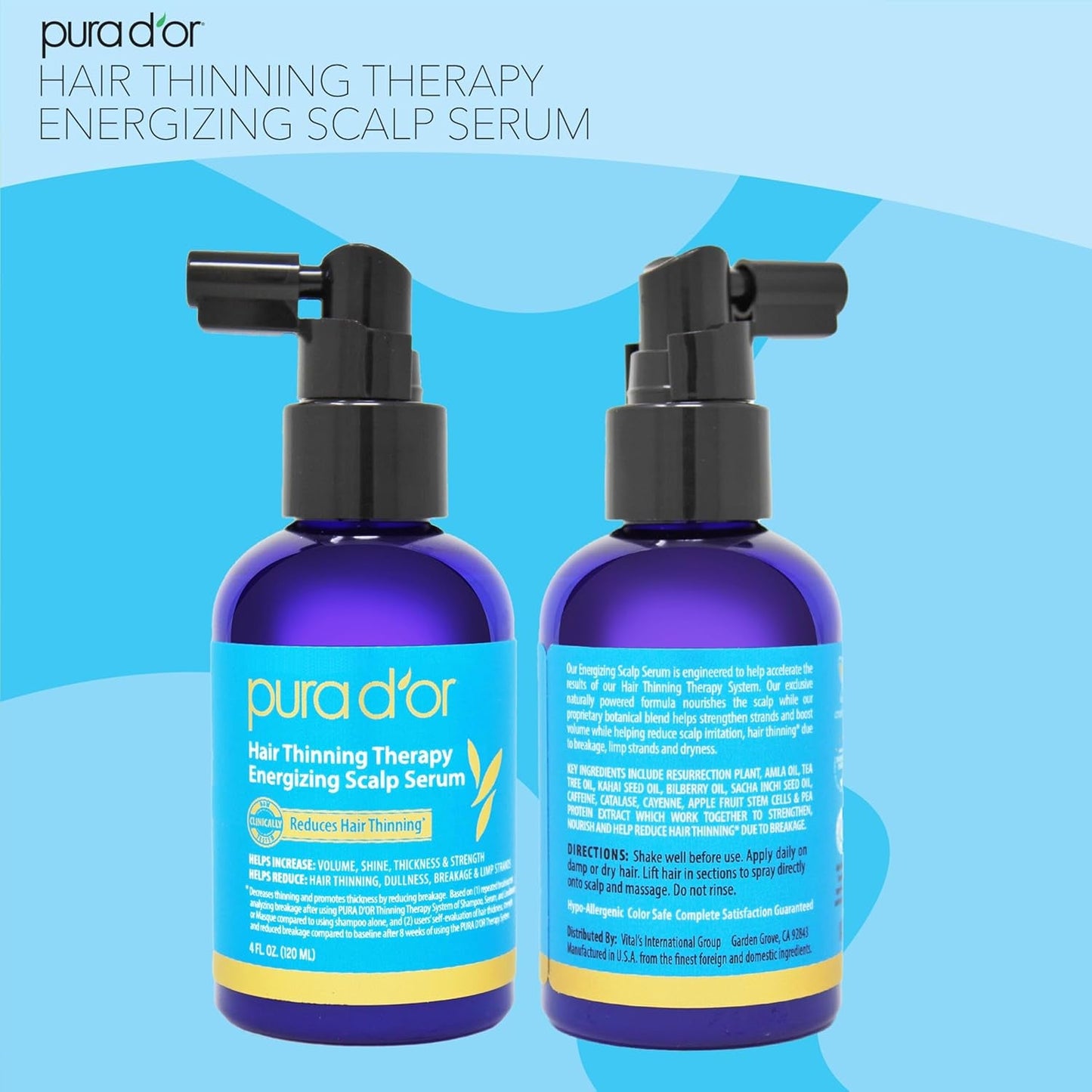 Nourishing Hair Growth Serum for Stronger Roots and Volume