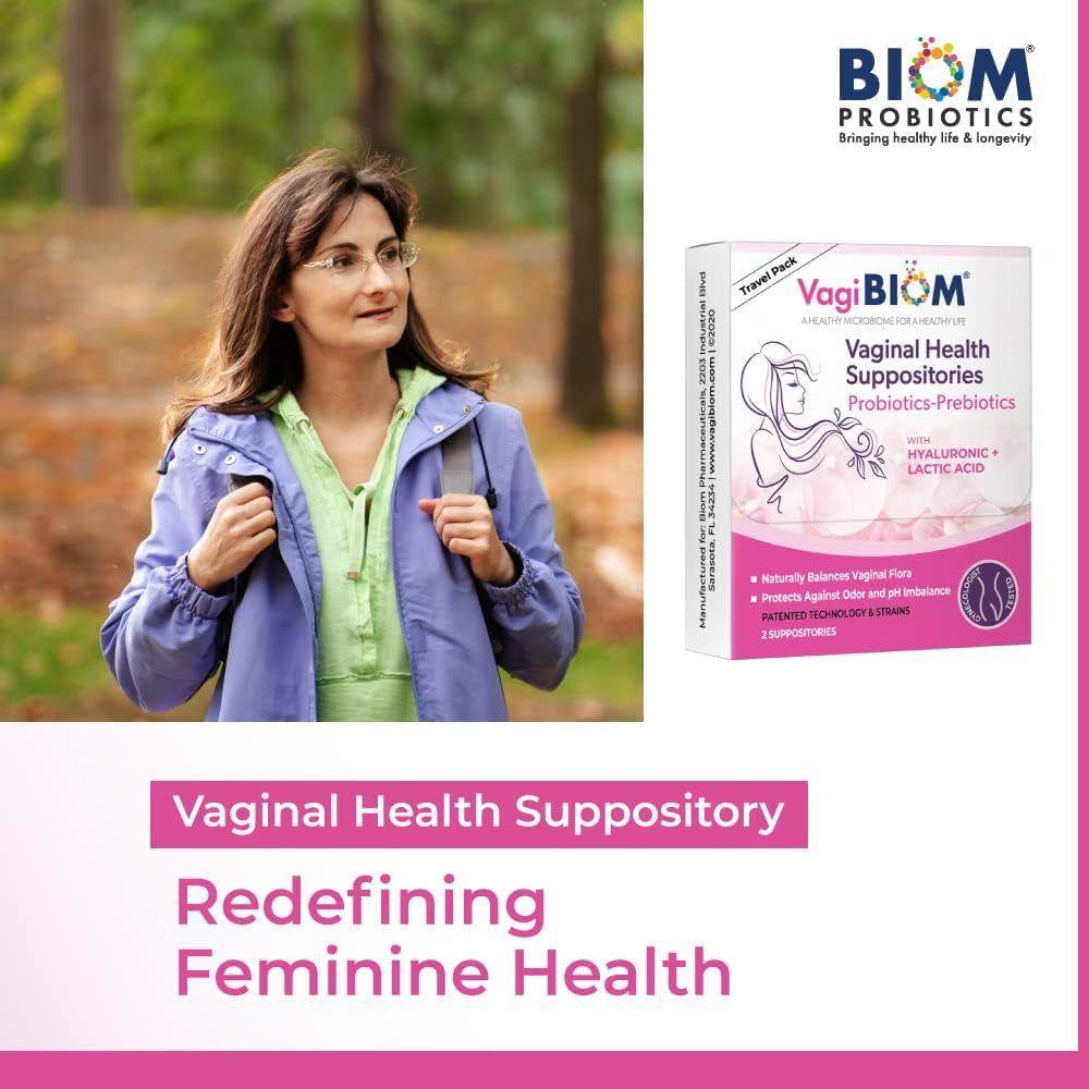Natural Vaginal Health Probiotic Suppository Pack