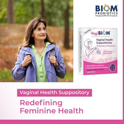 Natural Vaginal Health Probiotic Suppository Pack