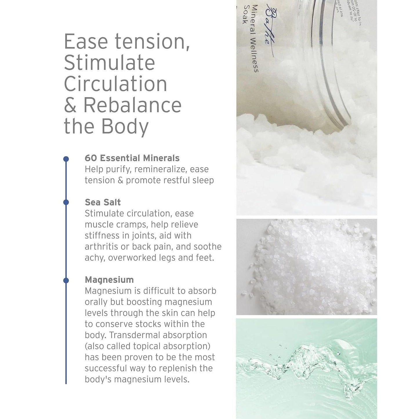 Relaxing Spa Mineral Bath Salts for Wellness