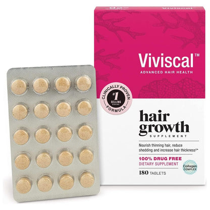 Natural Hair Thickening Vitamins for Women - 180 Tablets - Mycosmeticslondon