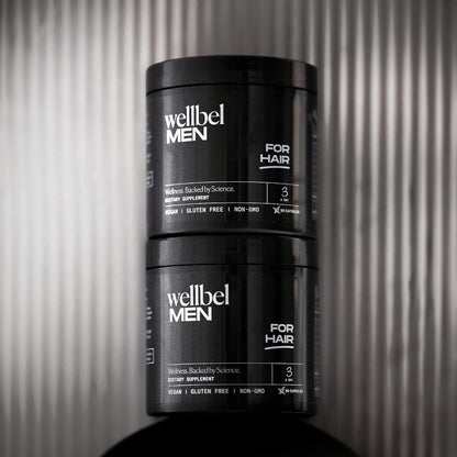 Natural Hair Growth Vitamins for Men - 90 Capsules