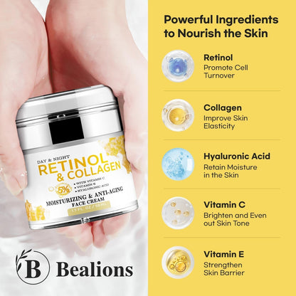 Nourishing Retinol Collagen Face Moisturizer - Anti Aging Cream