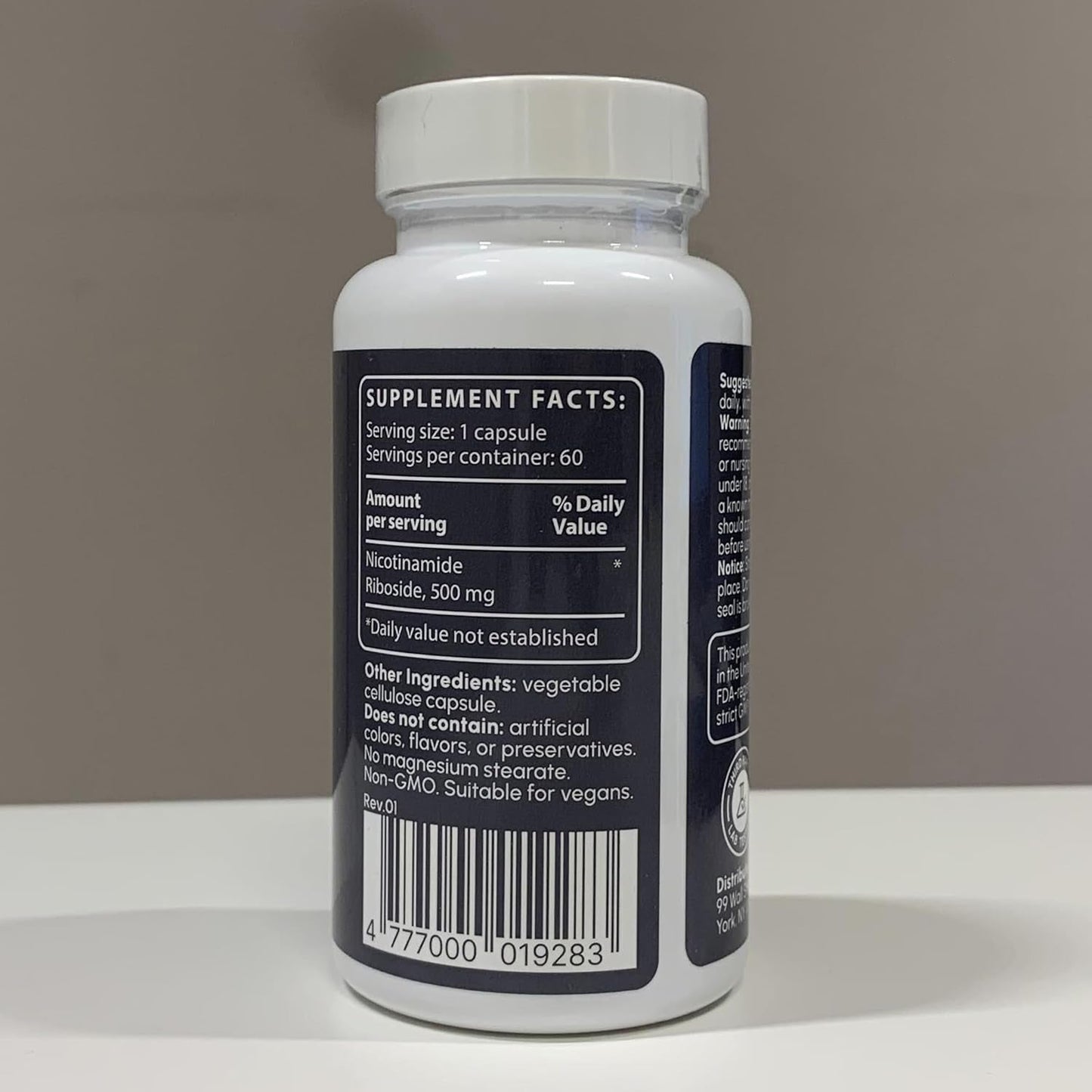 Premium Nicotinamide Riboside 500mg Capsules Cellular Support