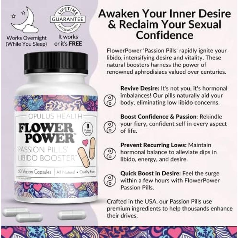 Natural Libido Booster Supplement 60 Capsules