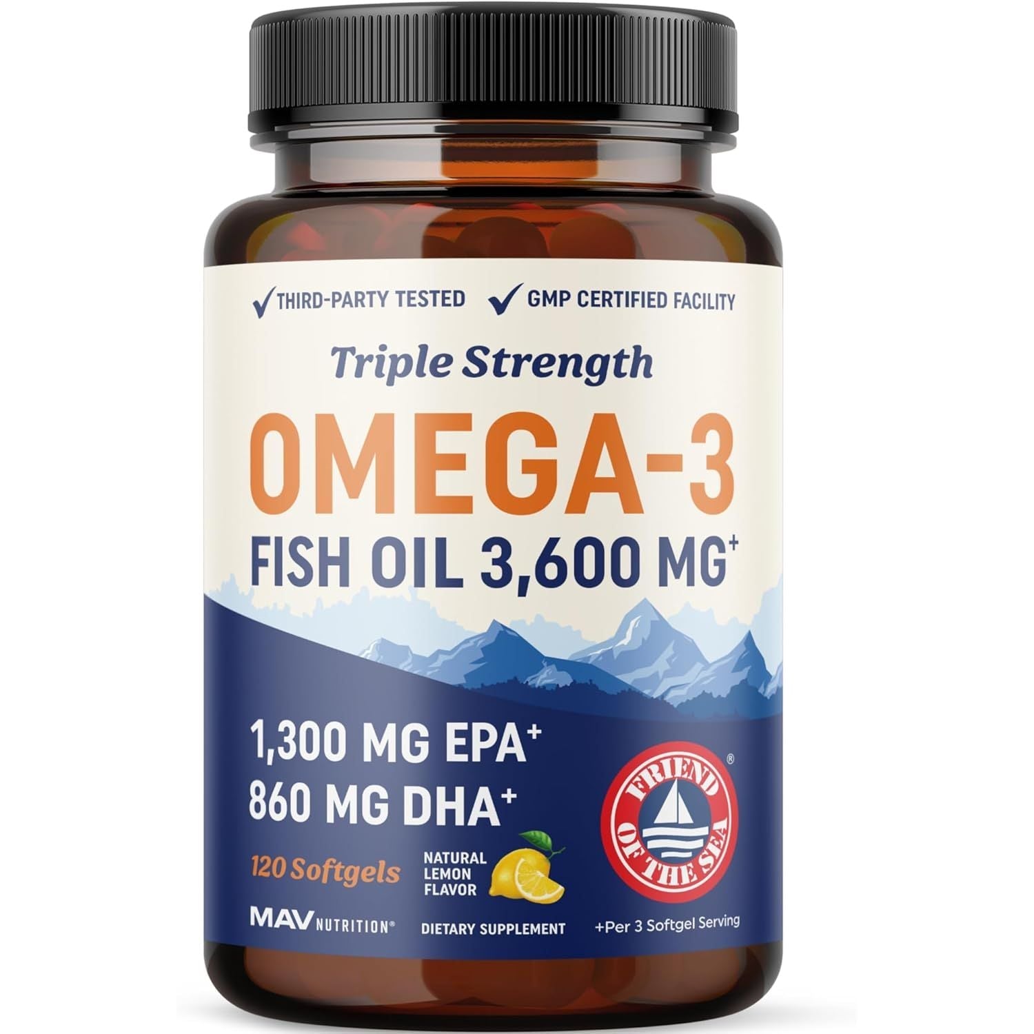 High Potency DHA Omega 3 Fish Oil Supplements - Mycosmeticslondon