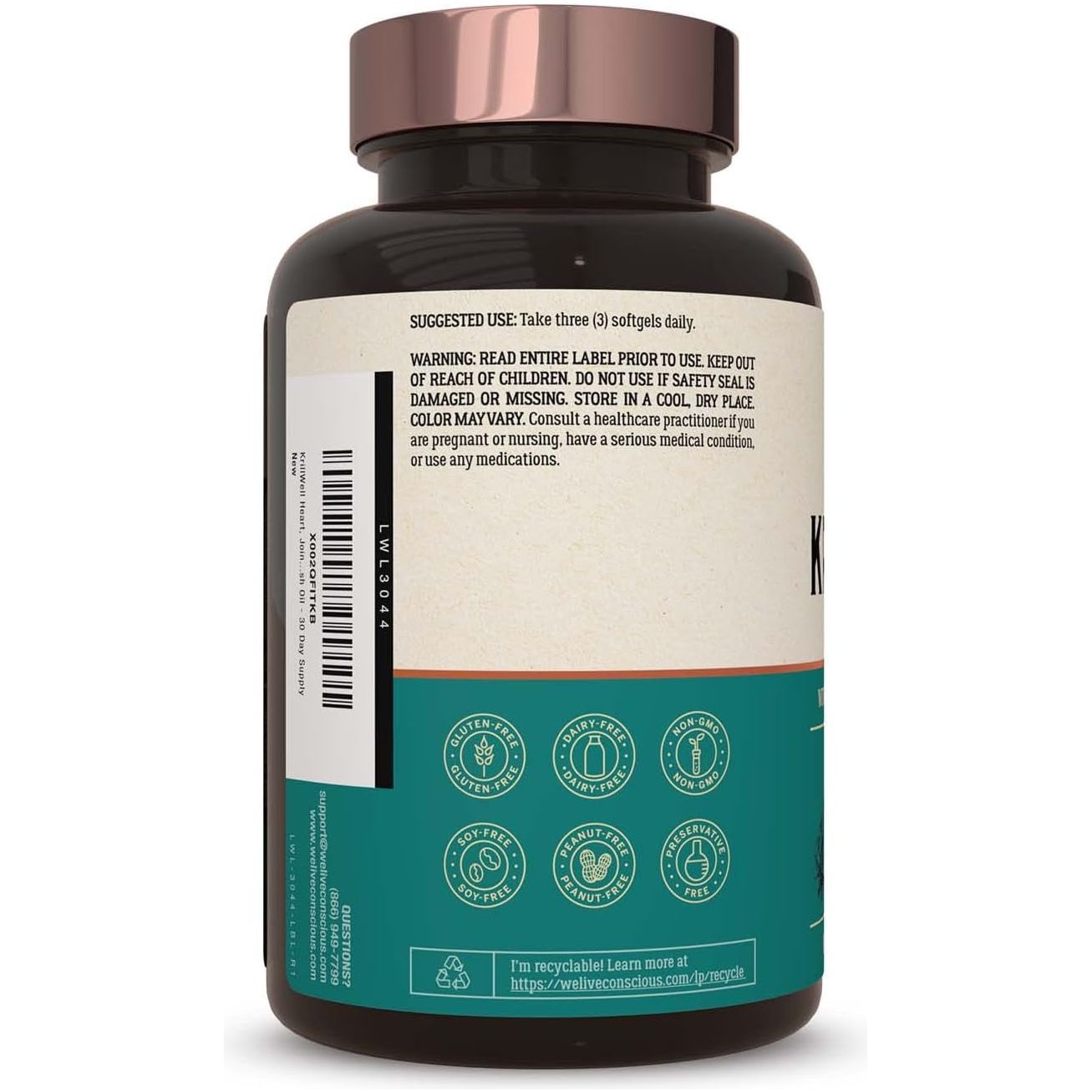 Premium Omega 3 Krill Oil Softgels