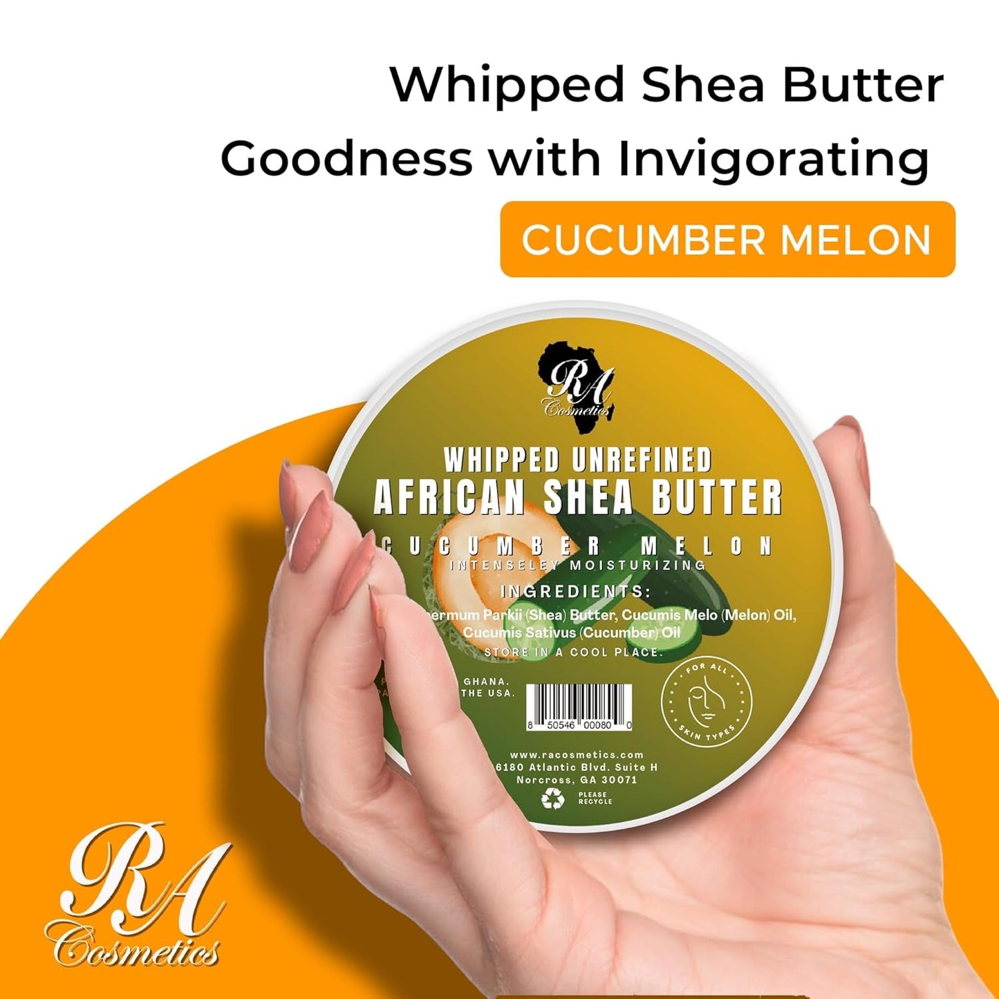 Rich Moisturizing Shea Butter 340g - Soothing Hydrating Cream