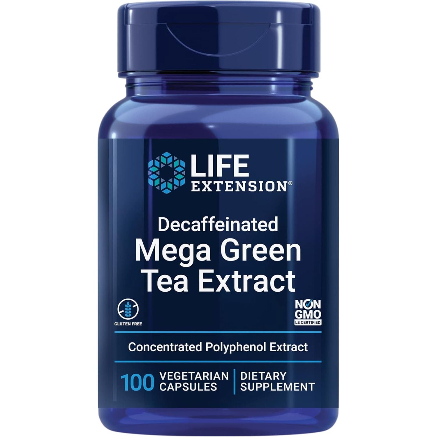 Powerful Decaf Green Tea Supplement - 100 Capsules - Mycosmeticslondon