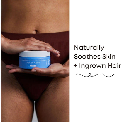 Gentle Ingrown Hair Removal Scrub for Soft Skin
