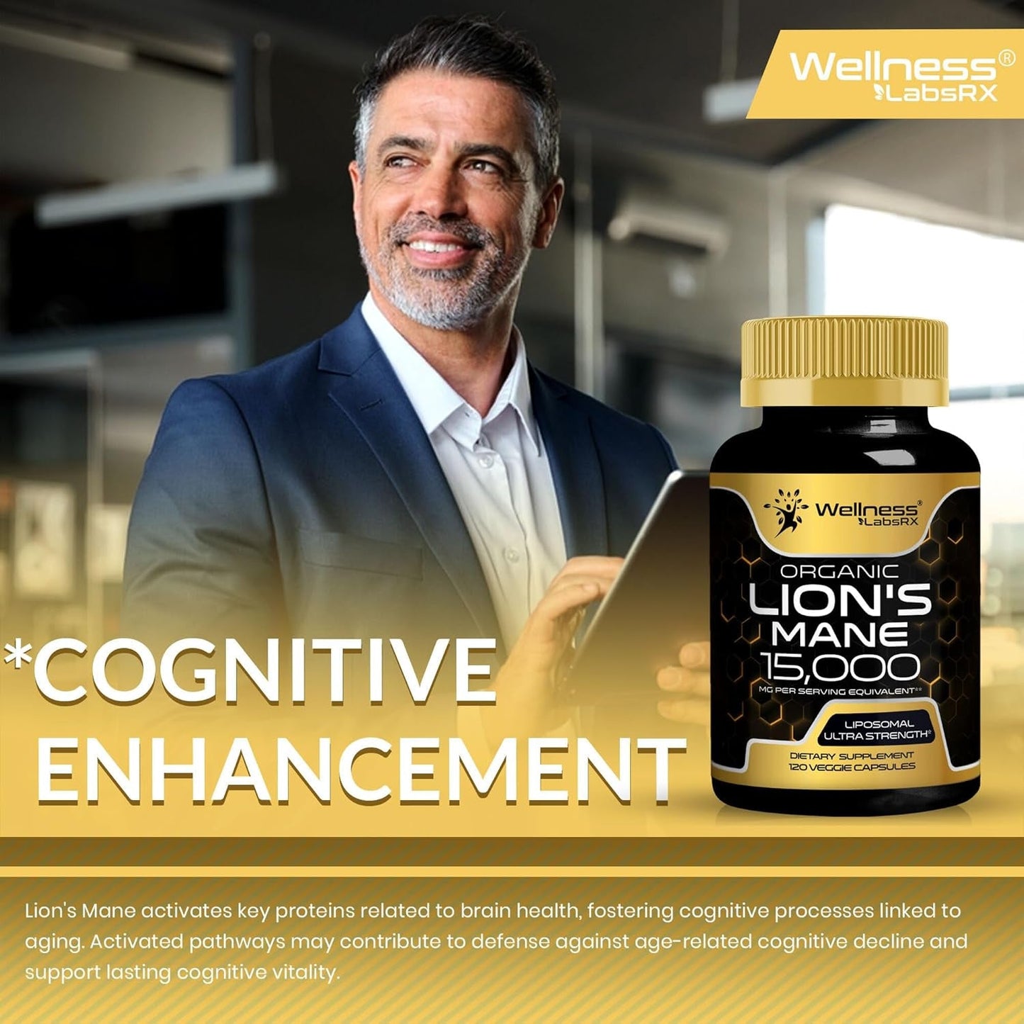 Brain Boost Lion's Mane 1500MG Supplement