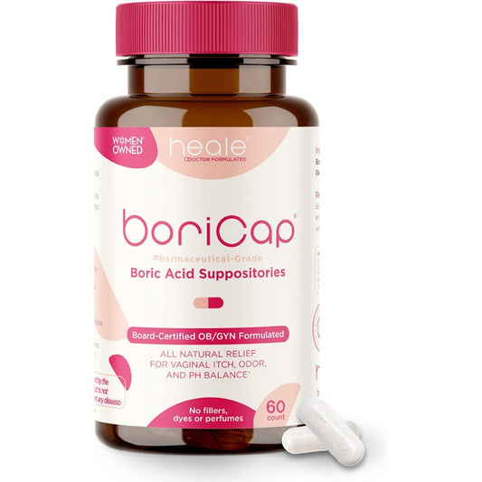 Natural Vaginal Health Suppositories - 60 Count - Mycosmeticslondon