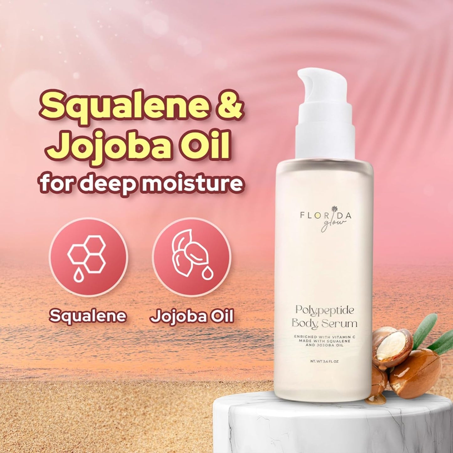 Nourishing Rose Body Serum - 100ml Hydrating Skin Oil