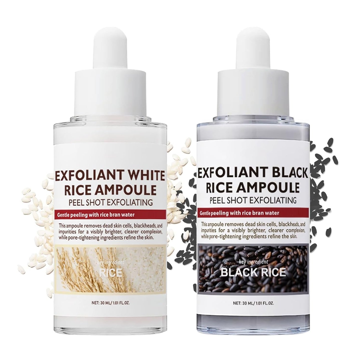 Gentle Dual Exfoliating Rice Serum Set 2 x 30ml - Mycosmeticslondon