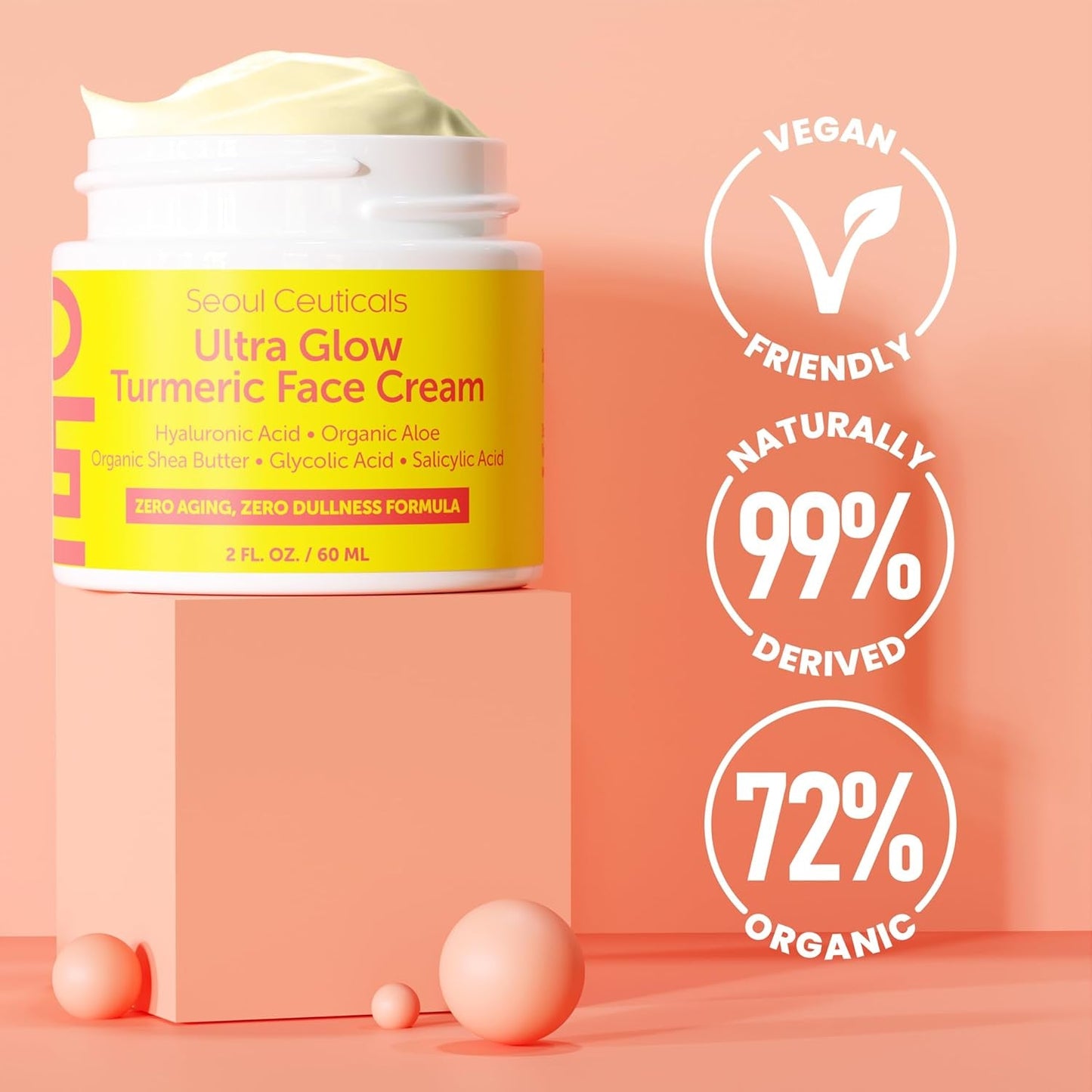 Natural Glow Turmeric Face Moisturizer for Bright Skin