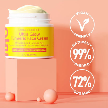 Natural Glow Turmeric Face Moisturizer for Bright Skin