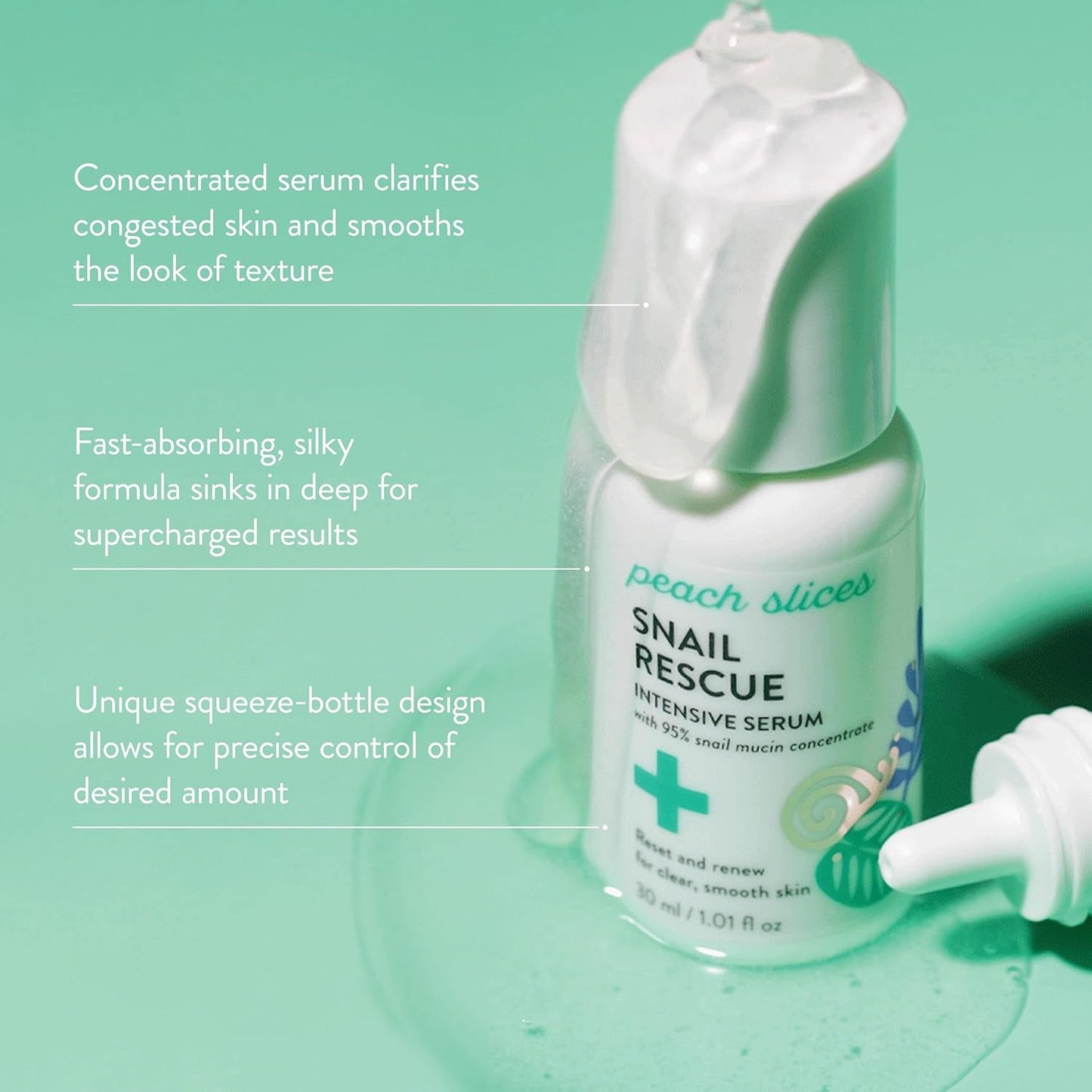 Natural Snail Mucin Hydrating Face Serum