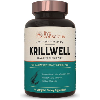 Premium Omega 3 Krill Oil Softgels - Mycosmeticslondon