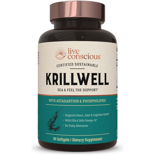 Premium Omega 3 Krill Oil Softgels - Mycosmeticslondon