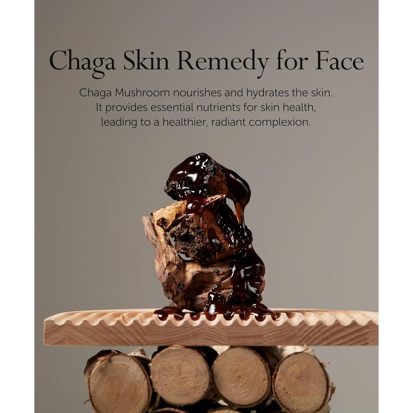 Natural Chaga Mushroom Face Serum - Intensive Moisture