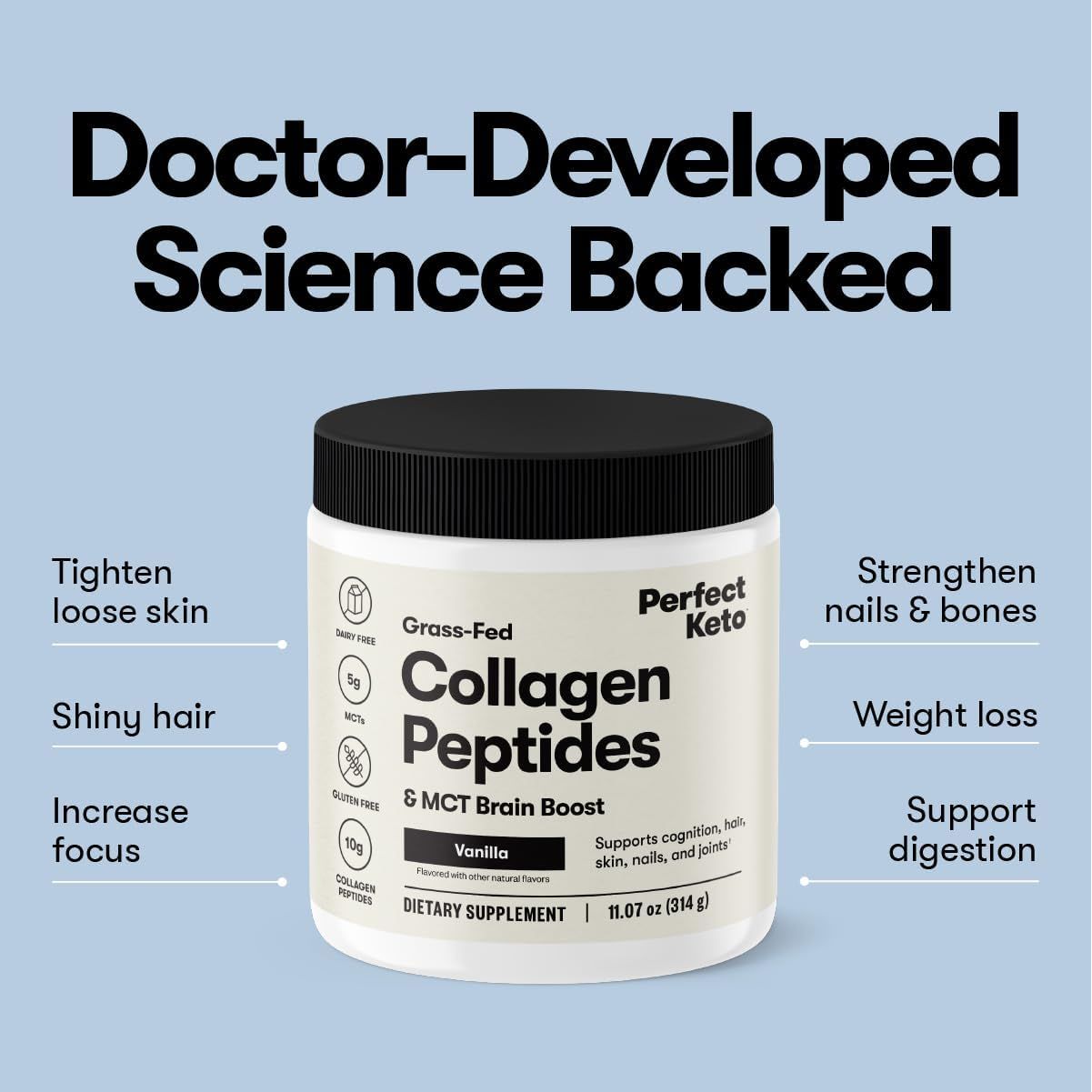 Delicious Low Carb Chocolate Keto Collagen Protein Powder