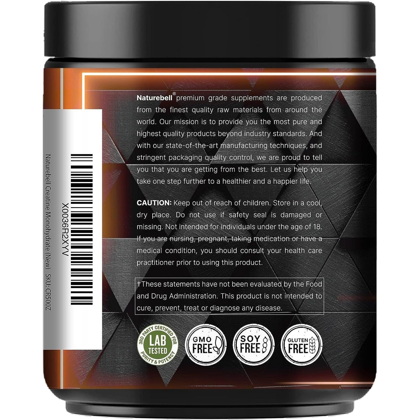 Pure Unflavored Creatine Powder Supplement