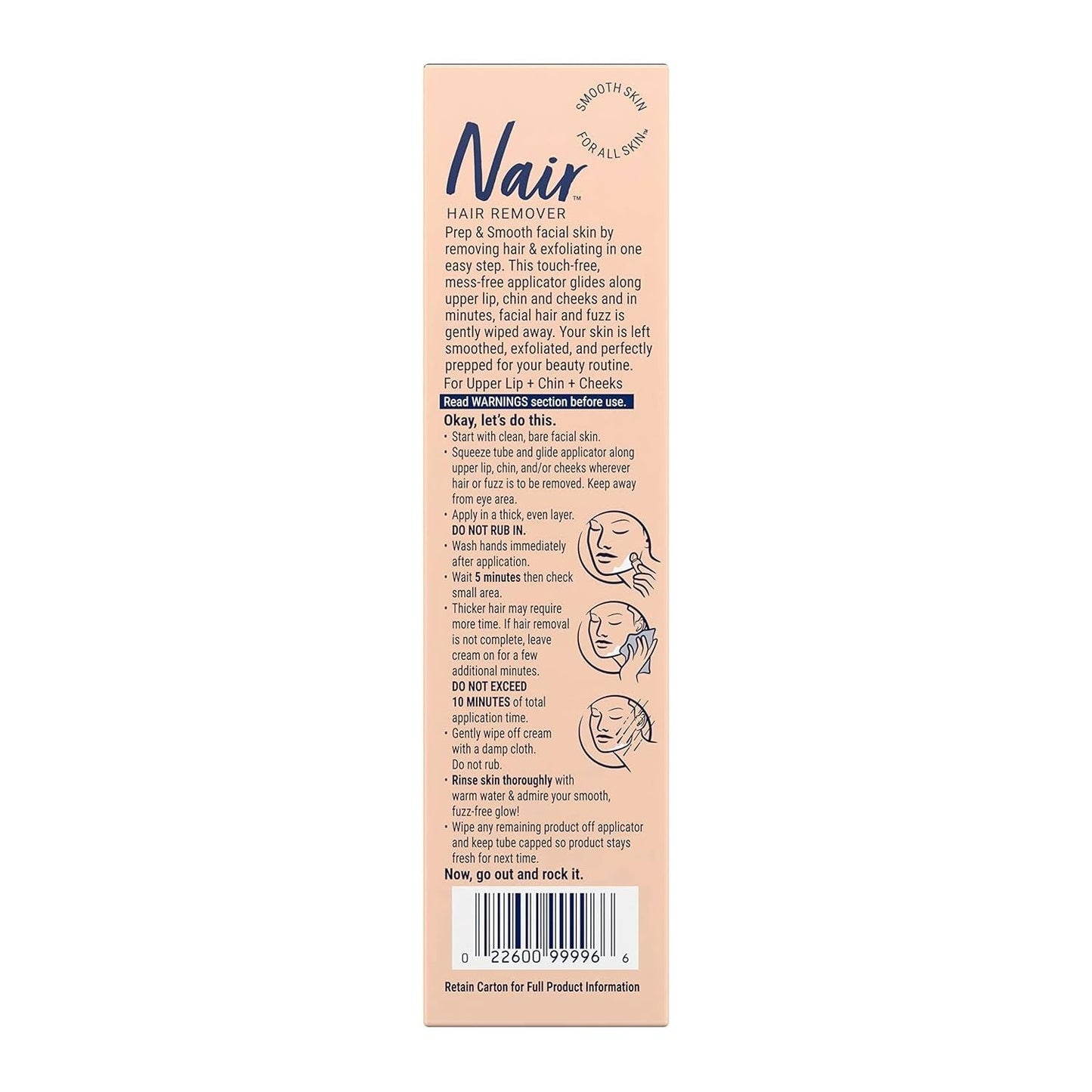 Easy Face Hair Remover Cream 50g