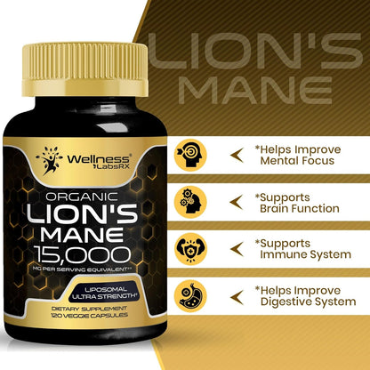 Brain Boost Lion's Mane 1500MG Supplement