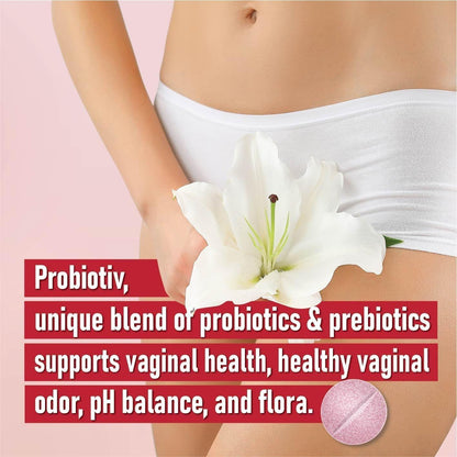 Natural Feminine Health Supplements - 30 Chewable Tablets