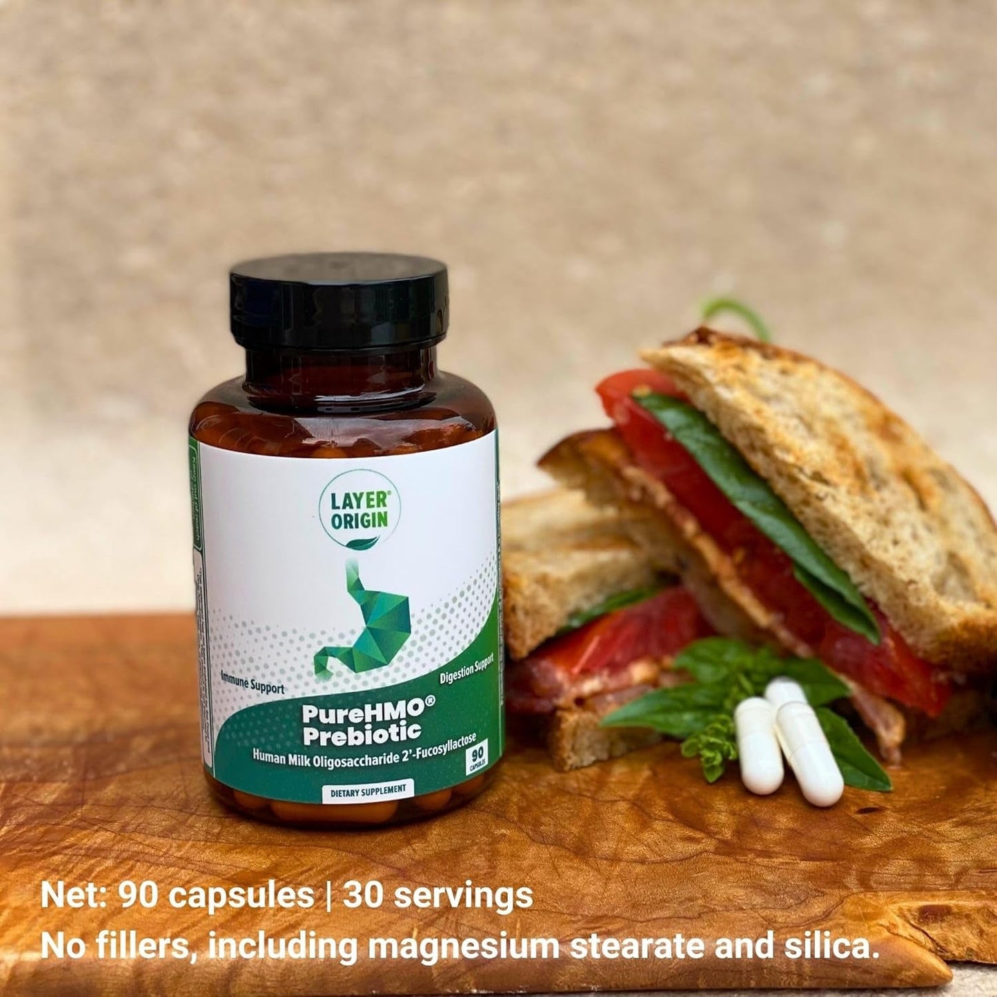 High Purity Prebiotic Supplement - 90 Capsules
