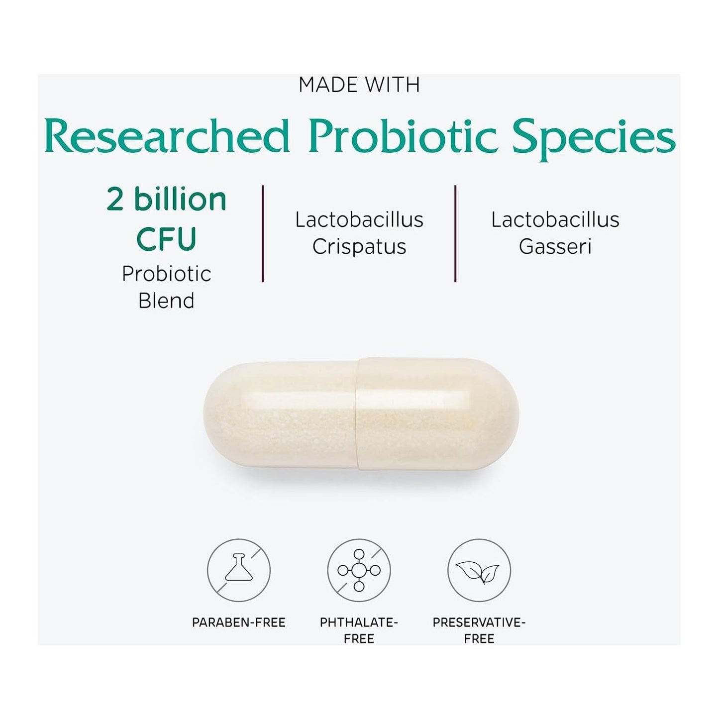 Natural Probiotics Vaginal Health Supplements for Women