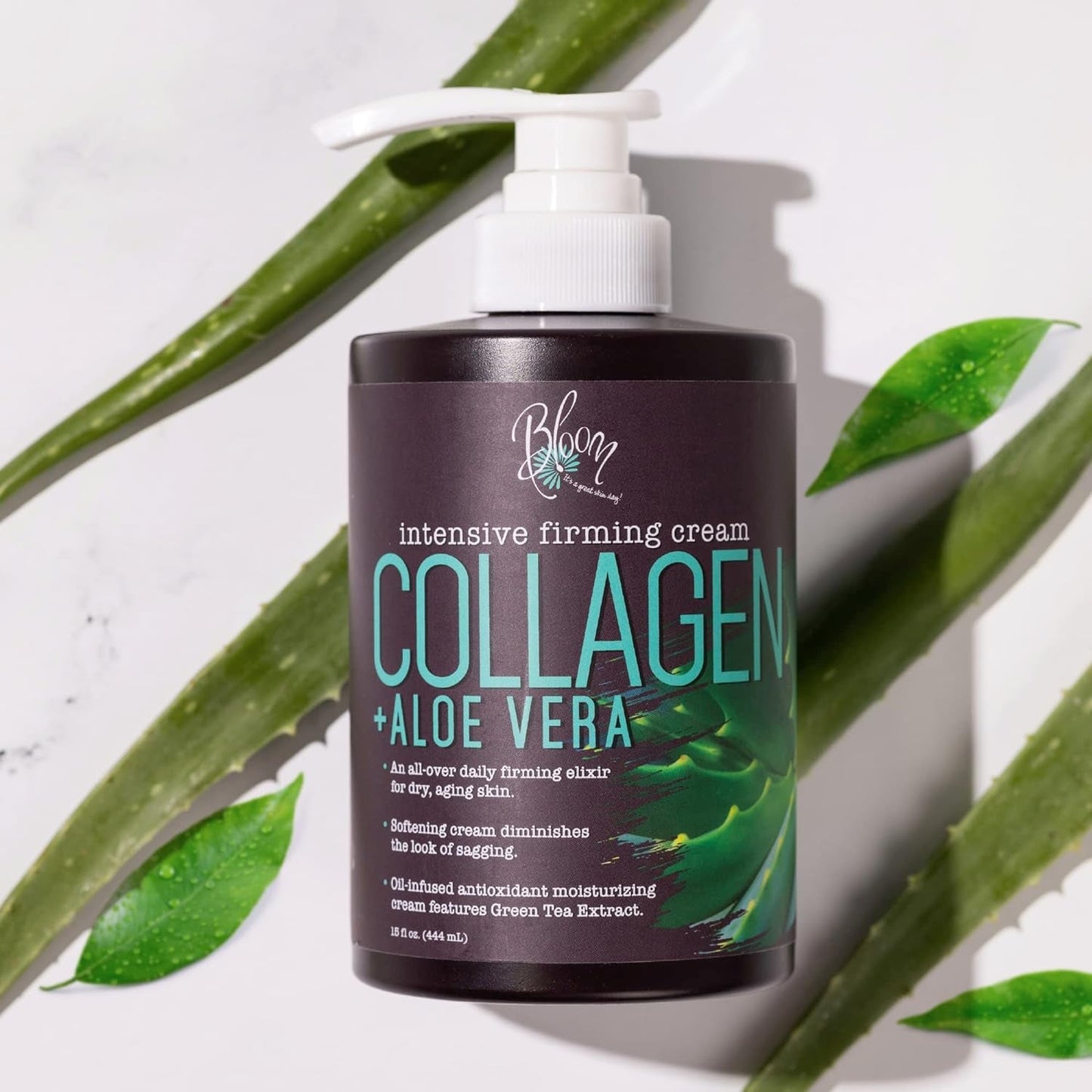 Nourishing Collagen Moisturizer 444ml - Anti-Wrinkle Body & Face Cream
