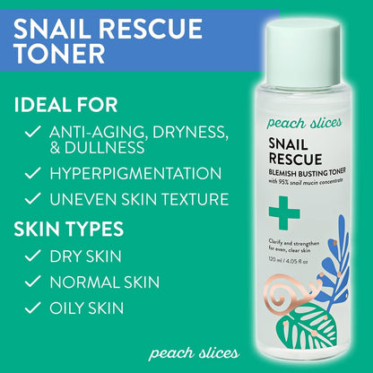 Gentle Snail Mucin Face Toner - Soothe & Clear Skin