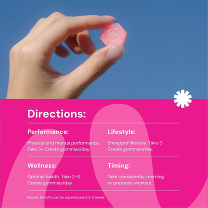 Vegan Creatine Gummies for Workout and Recovery