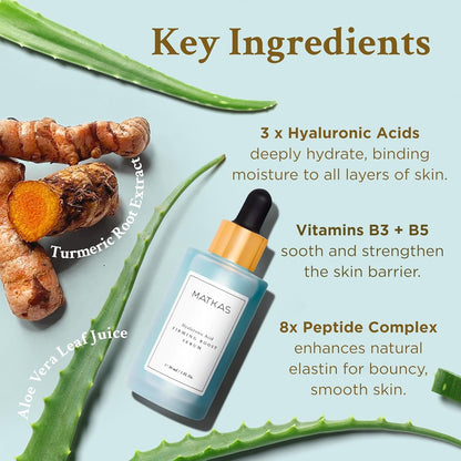 Plumping Hyaluronic Face Serum for Glowing Skin
