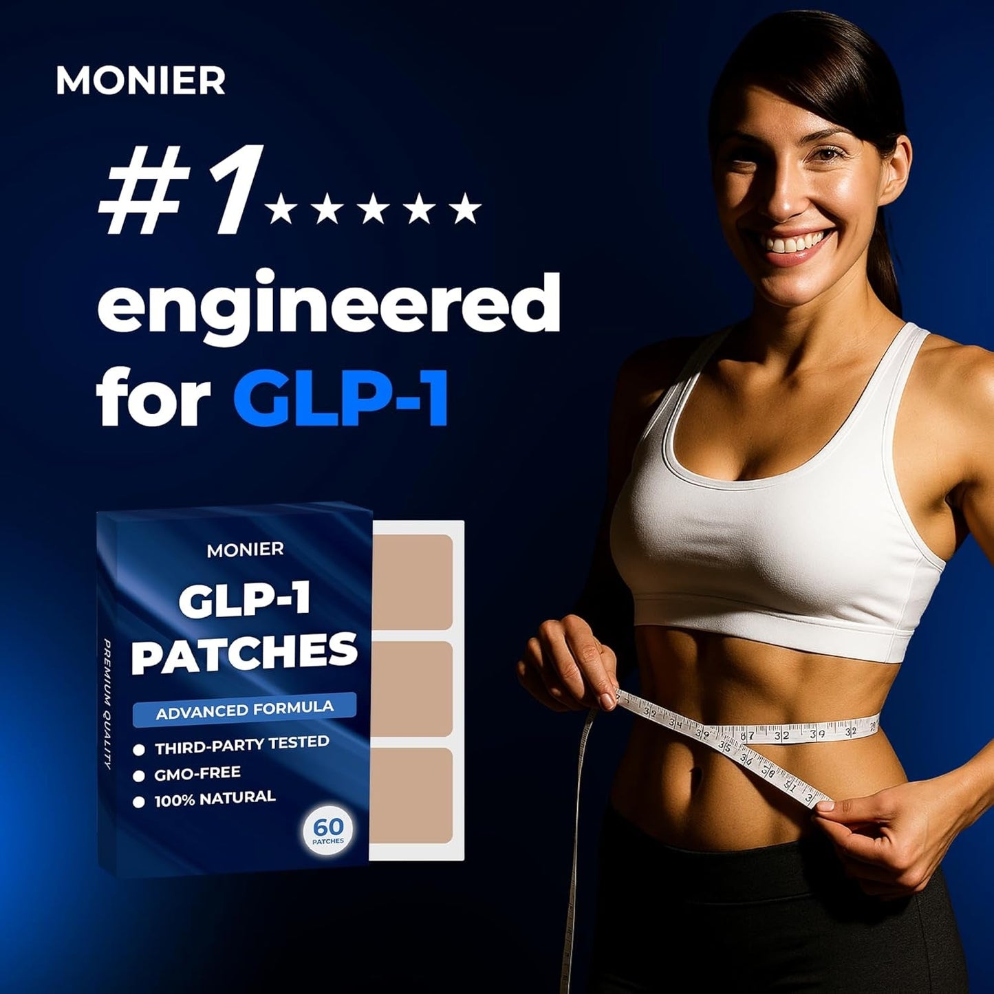 Natural Pain Relief Patches - 60 Count