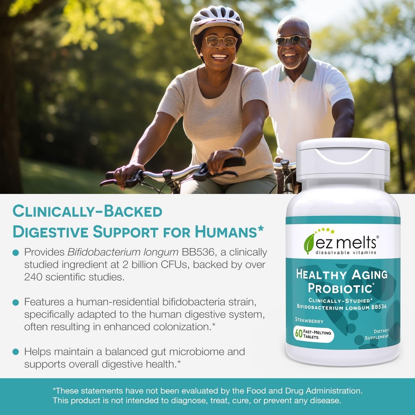 Easy Digest Probiotic Tablets for Gut Health