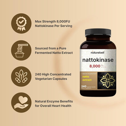 Powerful Nattokinase Capsules for Heart Health