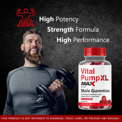 Men's Energy Boost Gummies - 60 Count