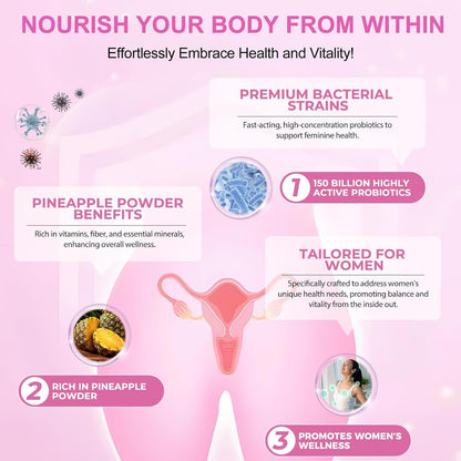 Natural Vaginal Balance Gummies for Women's Health