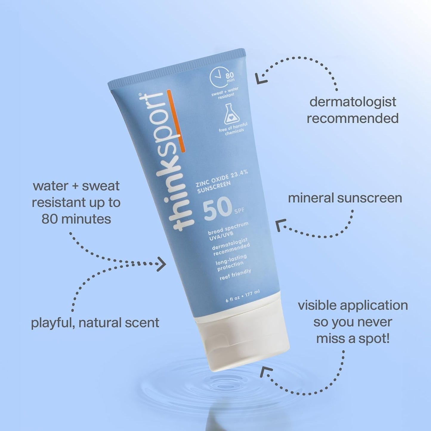 Natural Mineral Sunscreen SPF 50 - 177ml