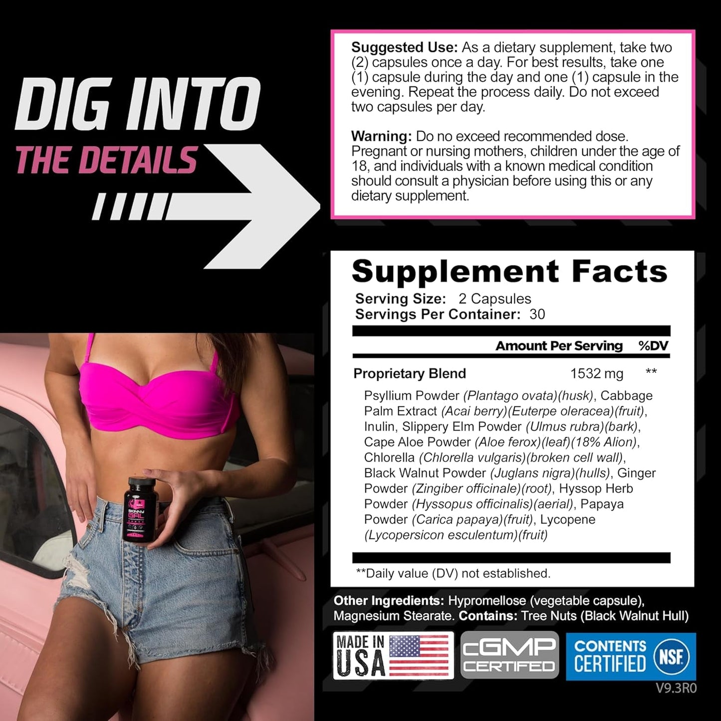 Ultra Slim Diet Pills for Women - 60 Capsules